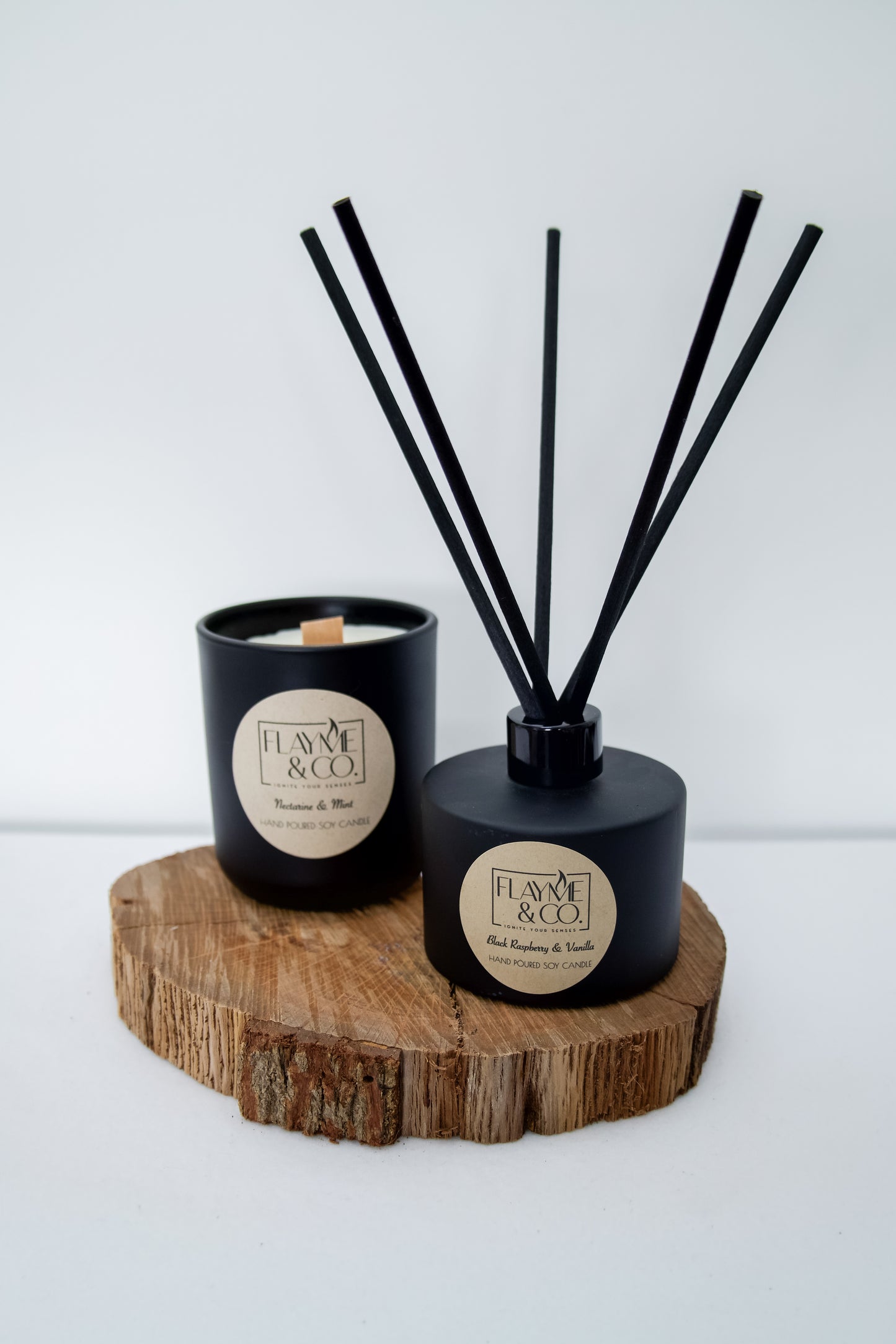 Black Candle/Diffuser Combo