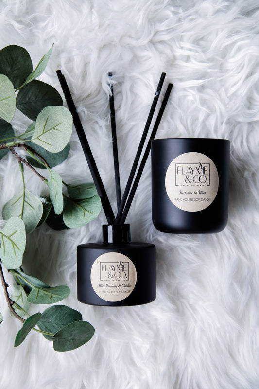 Black Candle/Diffuser Combo