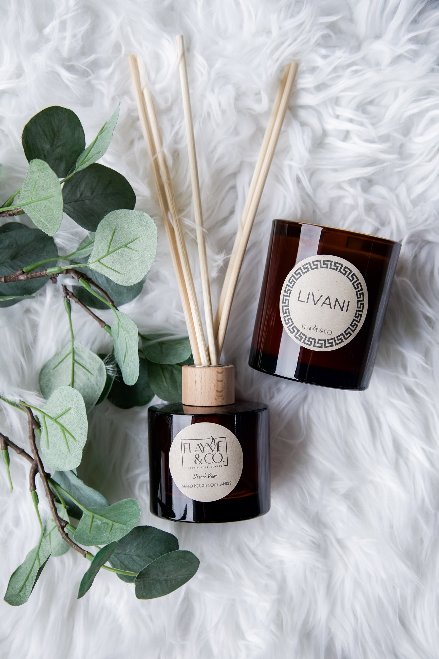 Amber Candle/Diffuser Combo